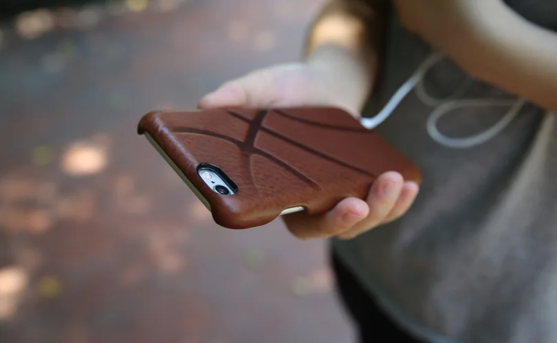 Роскошный Ретро итальянский кожаный чехол для iPhone 6 6s аксессуары Винтажный чехол для телефона сумка чехол для iPhone 7 Plus баскетбольный узор