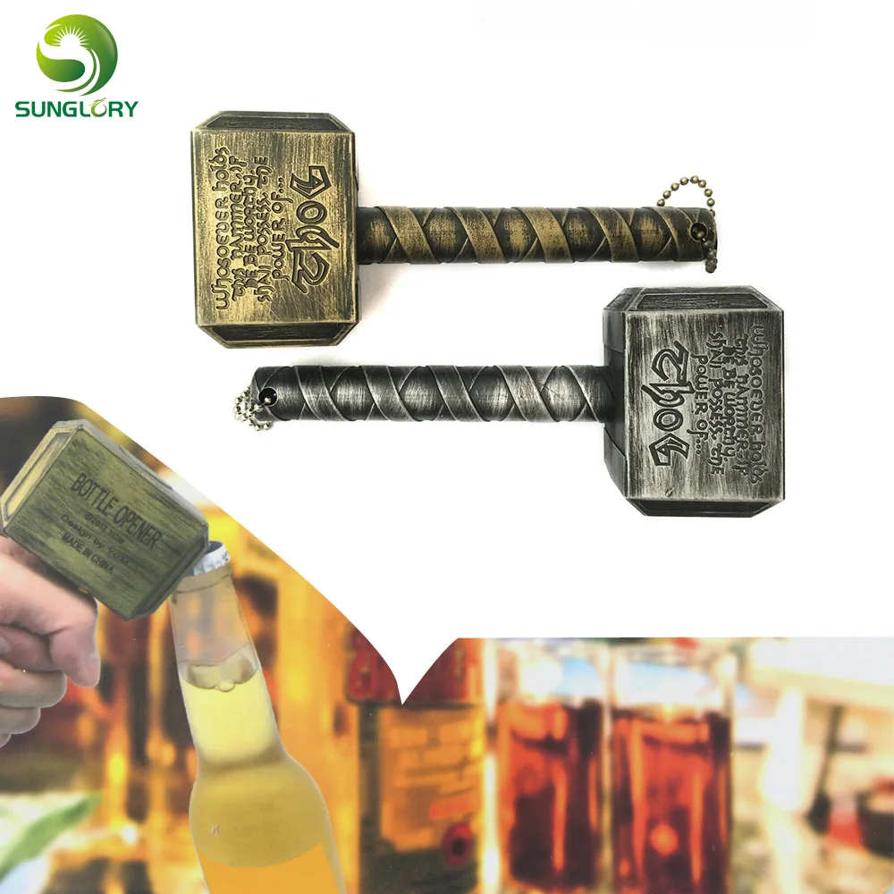 

Открывалка для пивных бутылок молоток Тора, штопор для вина, гаечный ключ для напитков, инструменты для бара