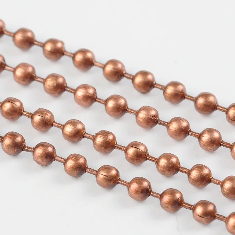 Металлические Шариковые цепи 2 4 мм в катушке: около диаметр 100 м/рулон|iron ball chain|chain