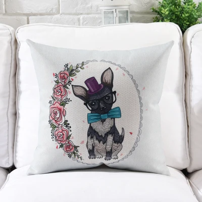 Decorative cushion cover /Nordic literary koala deer cotton pillow/ Wholesale and retail cushions/Marine style waist | Дом и сад