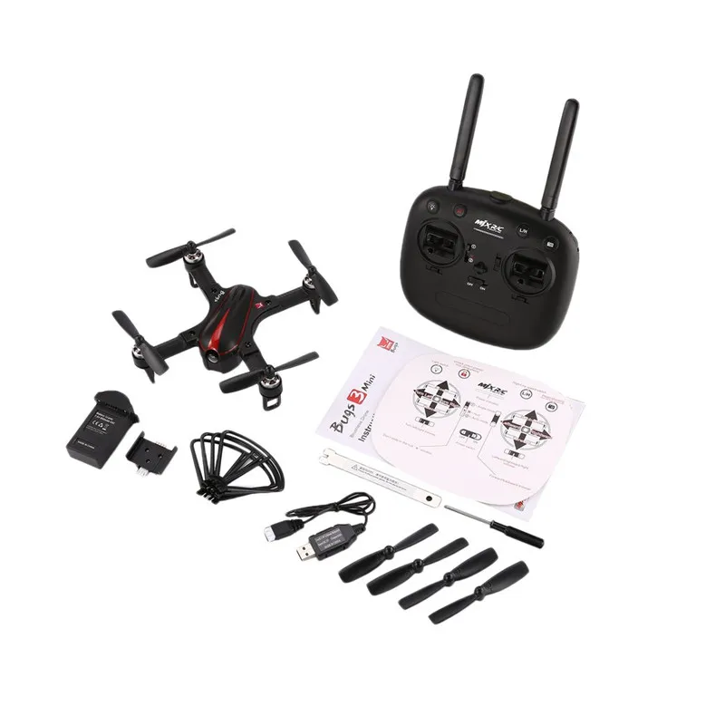 Мини Квадрокоптер MJX Bugs 3 бесщеточный с мотором 1306 2750KV 7 4 V 850mAh 45C аккумулятор VS Дрон