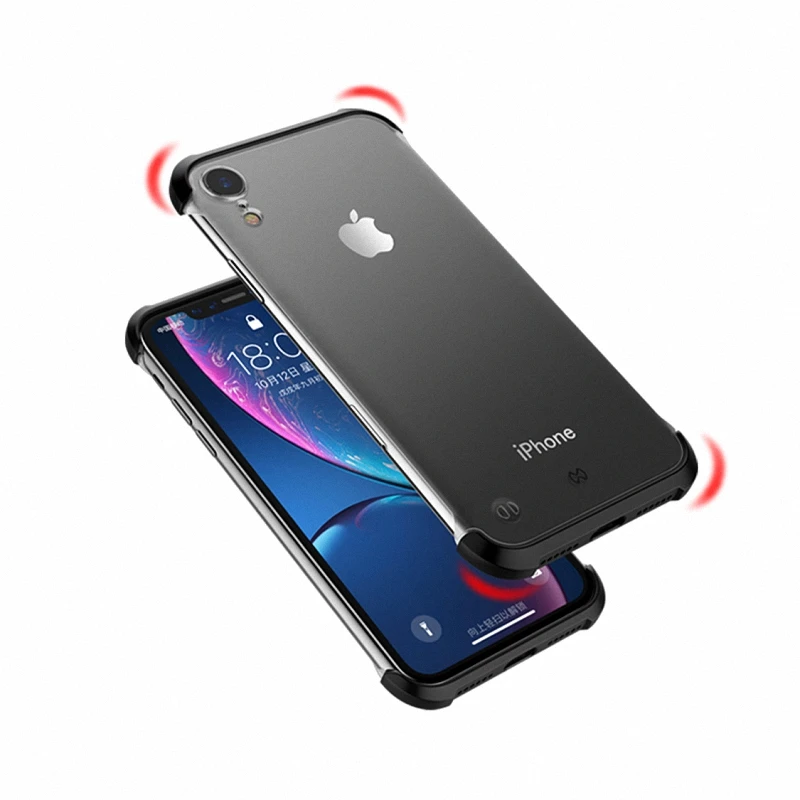 XUNDD Безель Бесплатный чехол для телефона для iPhone X XR XS Max Бампер Защитный матовый прозрачный корпус милый карамельный цвет чехол s разноцветный martin