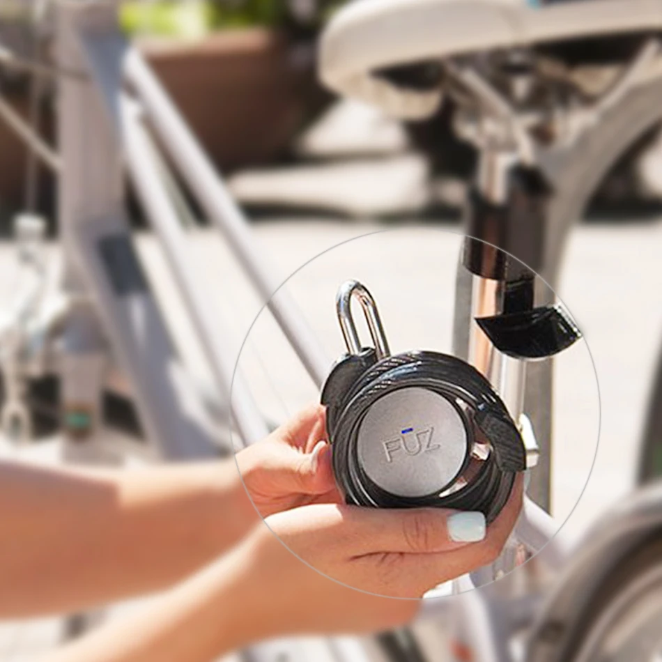 FUZ Noke безключевой Bluetooth Смарт замок смарт мобильный iOS/Android управление через