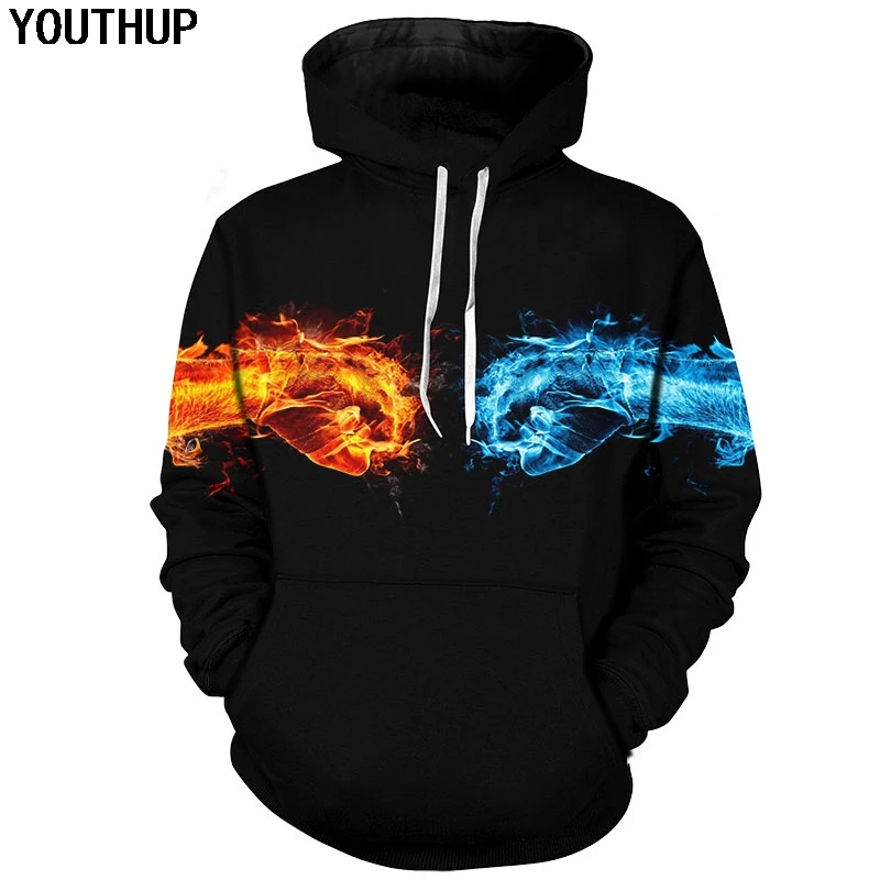 

Новинка, мужские 3d толстовки YOUTHUP с принтом кулак-пуансон, забавные крутые толстовки с капюшоном, мужские 3d толстовки, топы унисекс, Модный п...