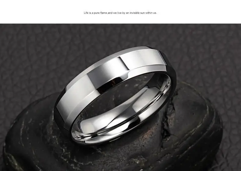 MOREDEAR высококачественное серебряное титановое кольцо 6 мм|titanium ring|ring ring6mm titanium ring |