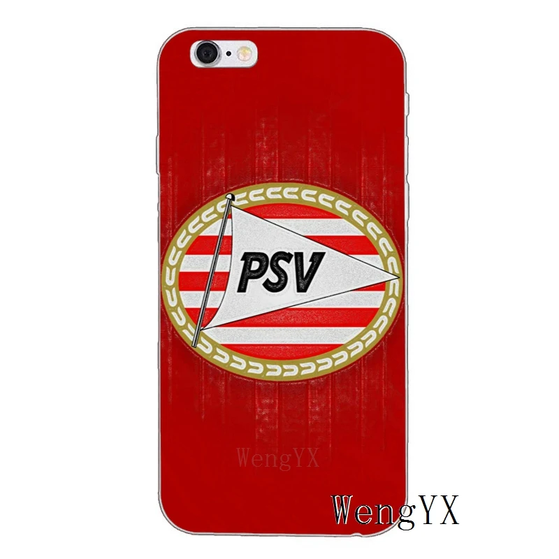 Для iPhone X XR XS Max 8 7 plus 6s 6 plus SE 5S 5c 5 4S 4 iPod Touch чехол psv Eindhoven футбольный логотип мягкий Чехол для телефона - Цвет: PSV-Eindhoven-A-18