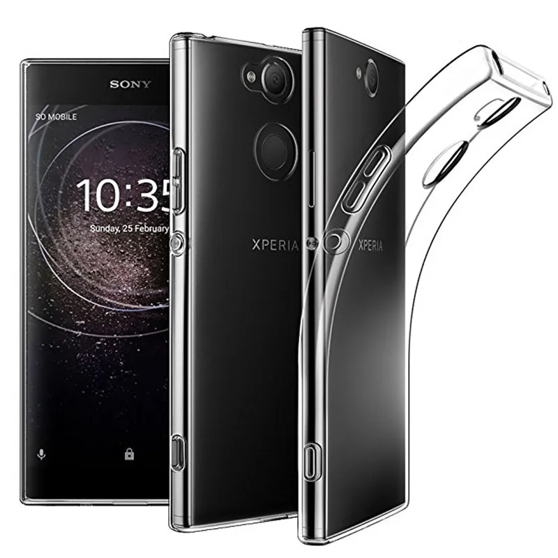 Мягкий бампер чехол для телефона sony Xperia XA2 Ultra XA1 plus 10 XA X XZ3 1 XZ2 XZ1 compact M5 L1 L2 L3 L4 XZ