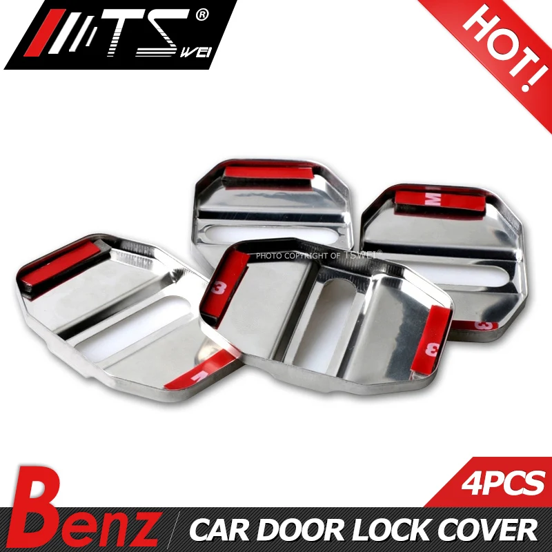 TSWEI автомобильный Стайлинг Автомобильный Замок с пряжкой Крышка для Mercedes benz E W213 C