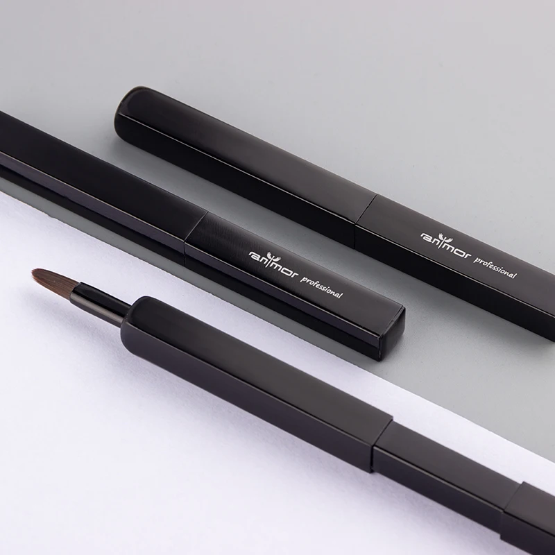 Anmor выдвижная кисть для губ Профессиональные кисти макияжа Портативный