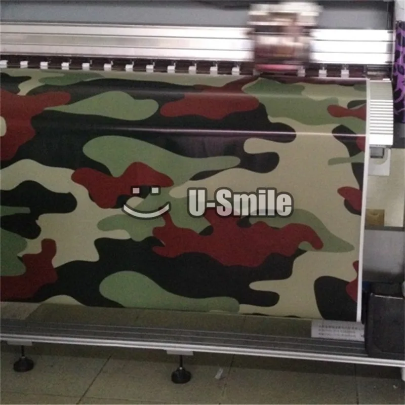 Джамбо черный красный джунгли камуфляжная виниловая обертка наклейка бомба