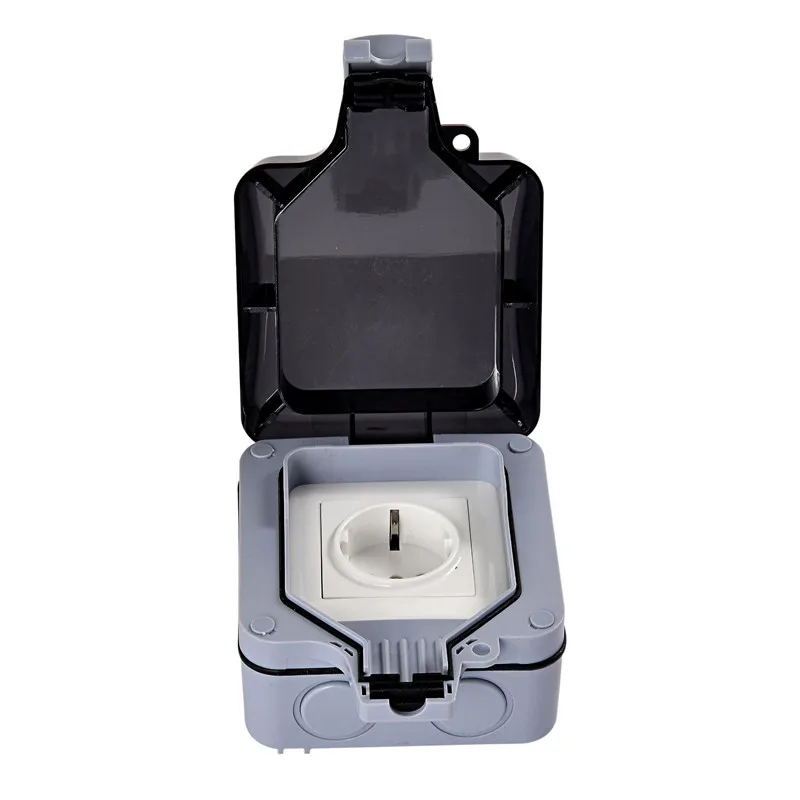 Водонепроницаемая и яркая настенная розетка IP66 европейского стандарта 16 а 250 в |