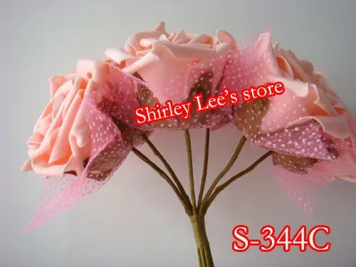 72 пучка = 432 сказочных (6 см) больших светло розовых искусственных