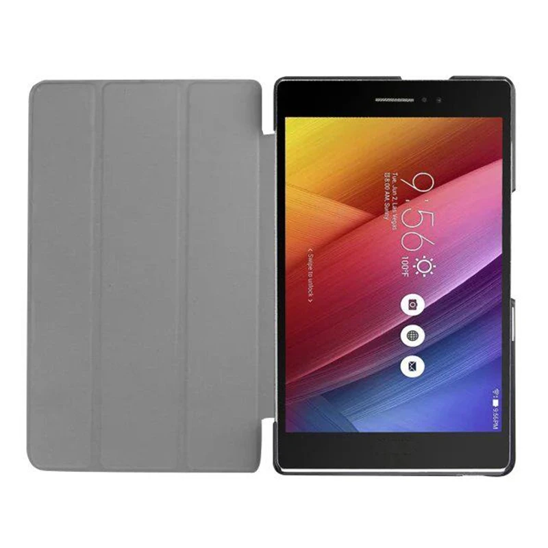 Tri-Fold ультра тонкий из искусственной кожи чехол для ASUS Zenpad 8 0 Z380 Z380KL Z380C дюймов