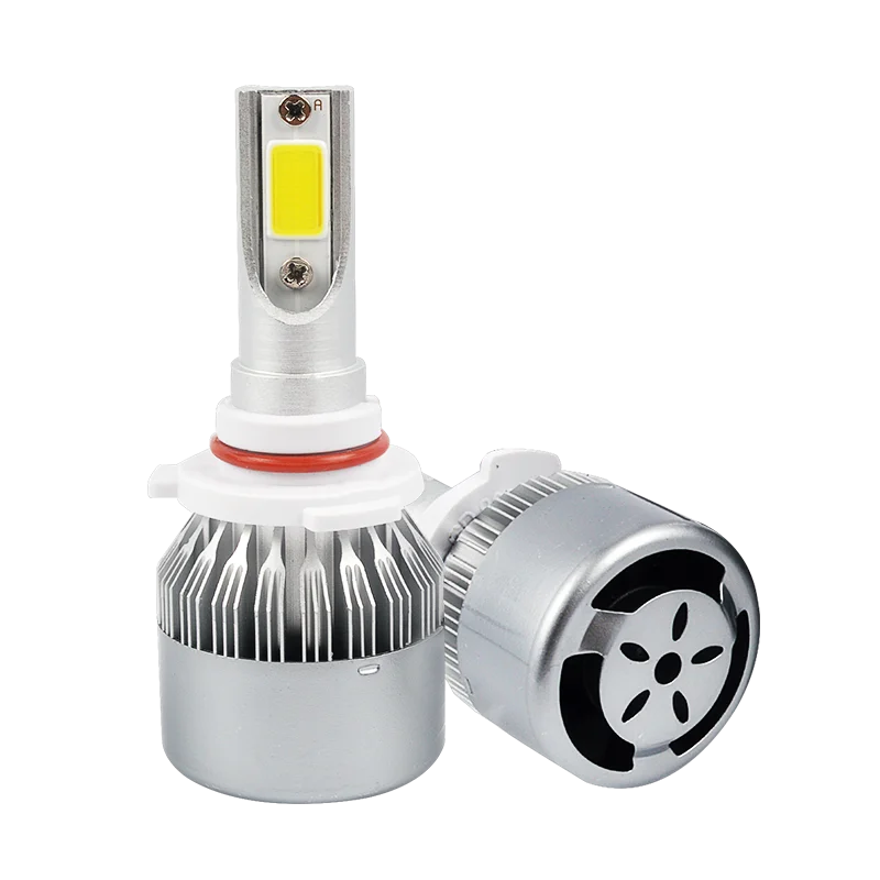 Taitian 2 шт. COB 72 Вт 7600LM 6000 К DC12V Светодиодные фары H1 H4 H7 автомобилей туман лампа H11 9005 9006 Canbus свет лед авто лампы для Toyota