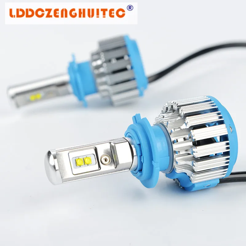 LDDCZENGHUITEC H4 H7 9005 Автомобильные светодиодные фары высокой мощности Авто 3 Hi/lo HB2 9003