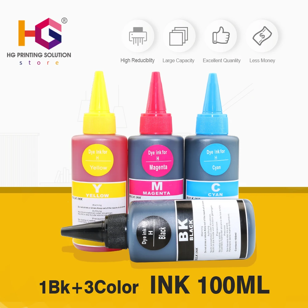 100 мл * 4 Набор для чернильных картриджей canon PG445 XL CL446 Canon Pixma IP2810 MG2410 MG2510 MG2440 MX494 MG2940