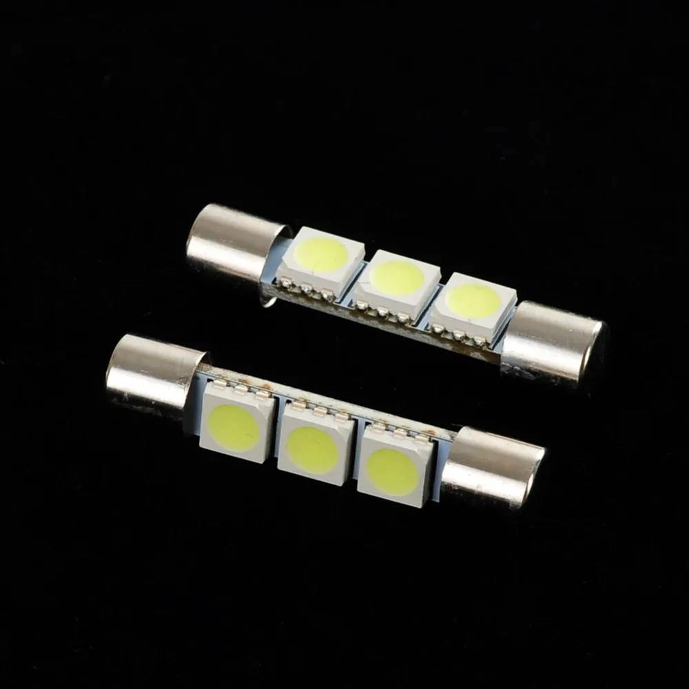 31 мм 6641 LED белый 12 В предохранитель автомобильный солнцезащитный козырек