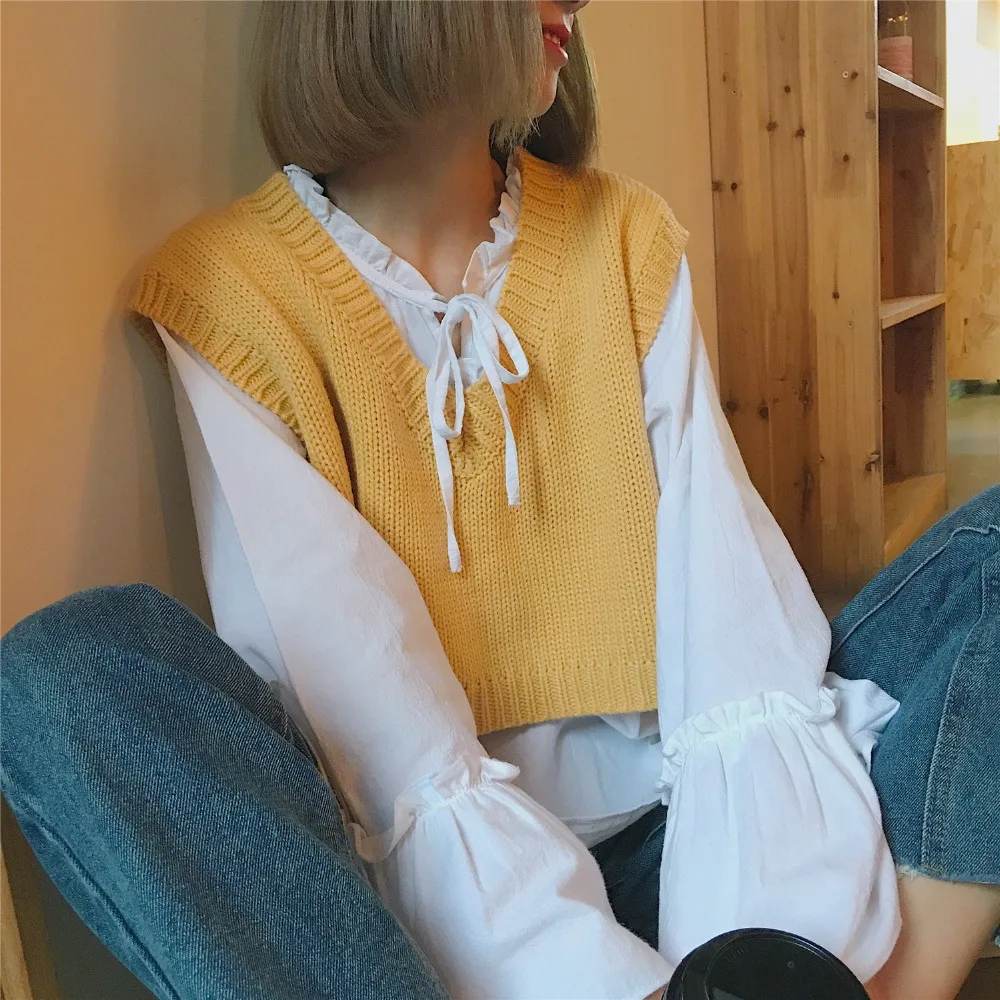 Весенняя женская новая корейская модная белая рубашка с расклешенным рукавом
