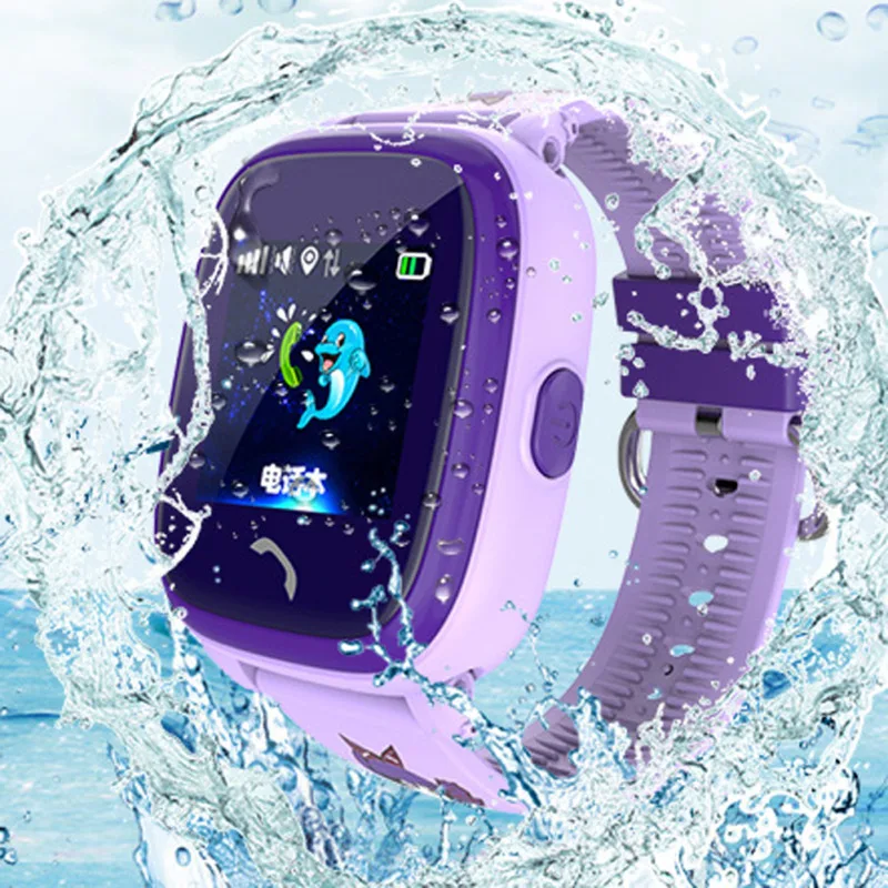 Детские Смарт-часы с GSM-локатором сенсорным экраном кнопкой SOS | Электроника