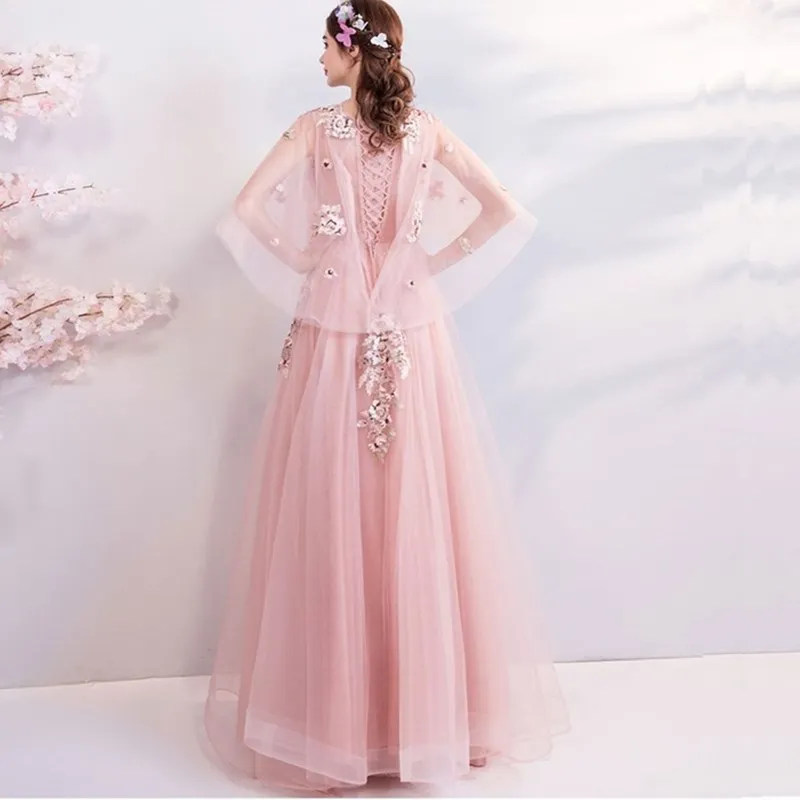 Ruthshen Длинные Выпускные платья 2018 с цветочной аппликацией недорогие Vestido Longo