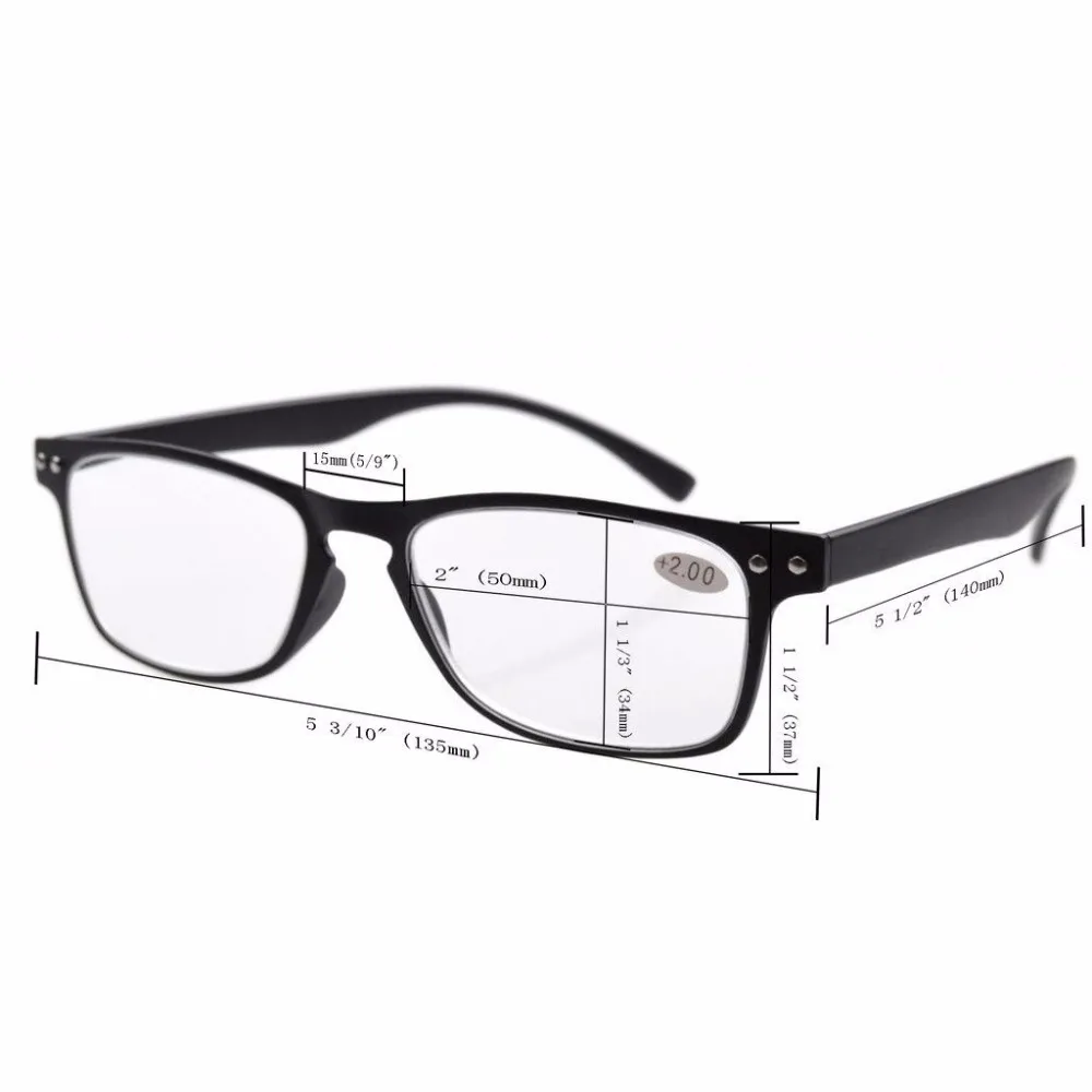 R046 Eyekepper ультратонкие памяти гибкий каркас 80 очки для чтения и + 50 400|reading glasses|reading