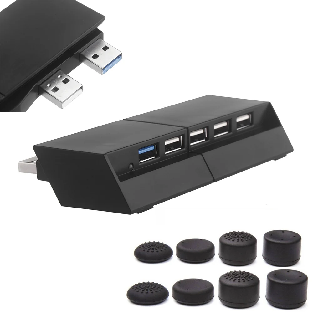 PS4 Консоль расширитель USB концентратор с 3 0 высокоскоростной и 2 адаптер для Playstation