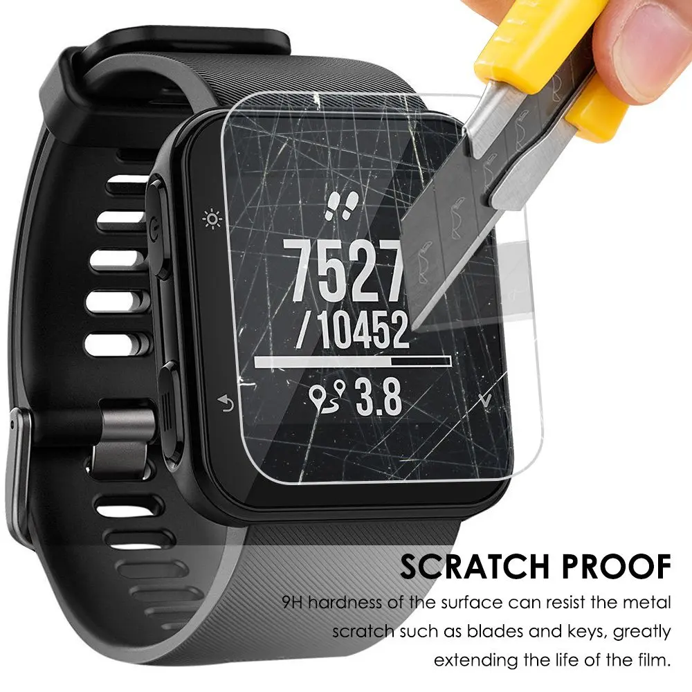 10PCS Screen Protector for Garmin Forerunner 35 Vivoactive HR 920XT Smart Watch Tempered Glass Protective Film | Электроника
