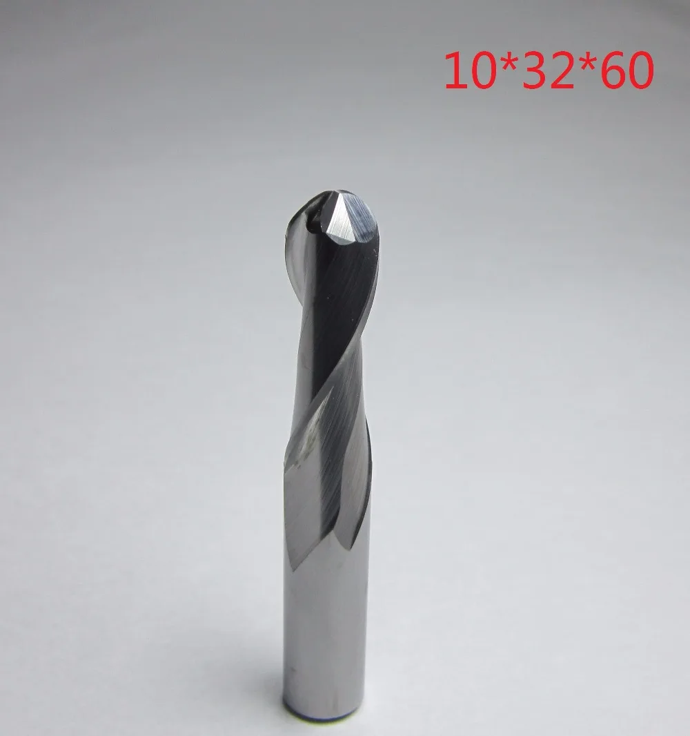 Концевые фрезы из карбида вольфрама для деревообработки диаметр 10 мм общая длина