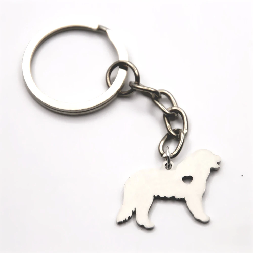 Ожерелье с подвеской в виде Бернского горного собаки сердца милой домашнего