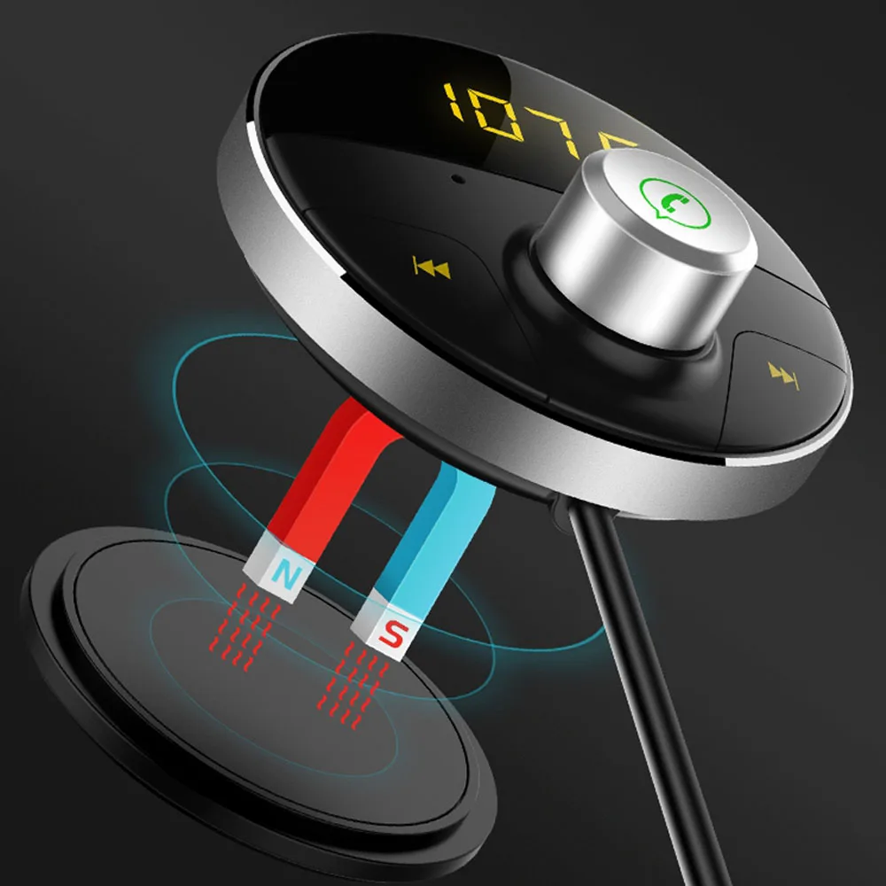 Беспроводной приемник AOSHIKE Bluetooth FM трансмиттер модулятор автомобильный комплект