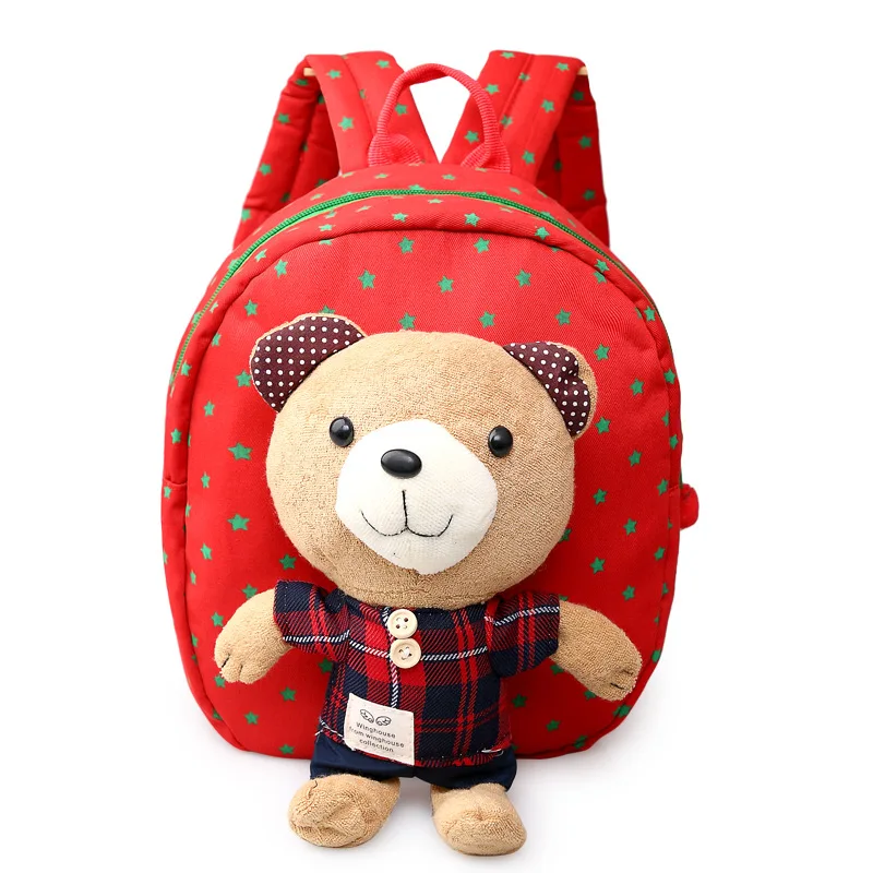 2017 Plush Bear Backpacks Boys Girls School Backpack Teenagers Kids Bags Walking Toddler Rucksack Mochila B0004 | Игрушки и хобби