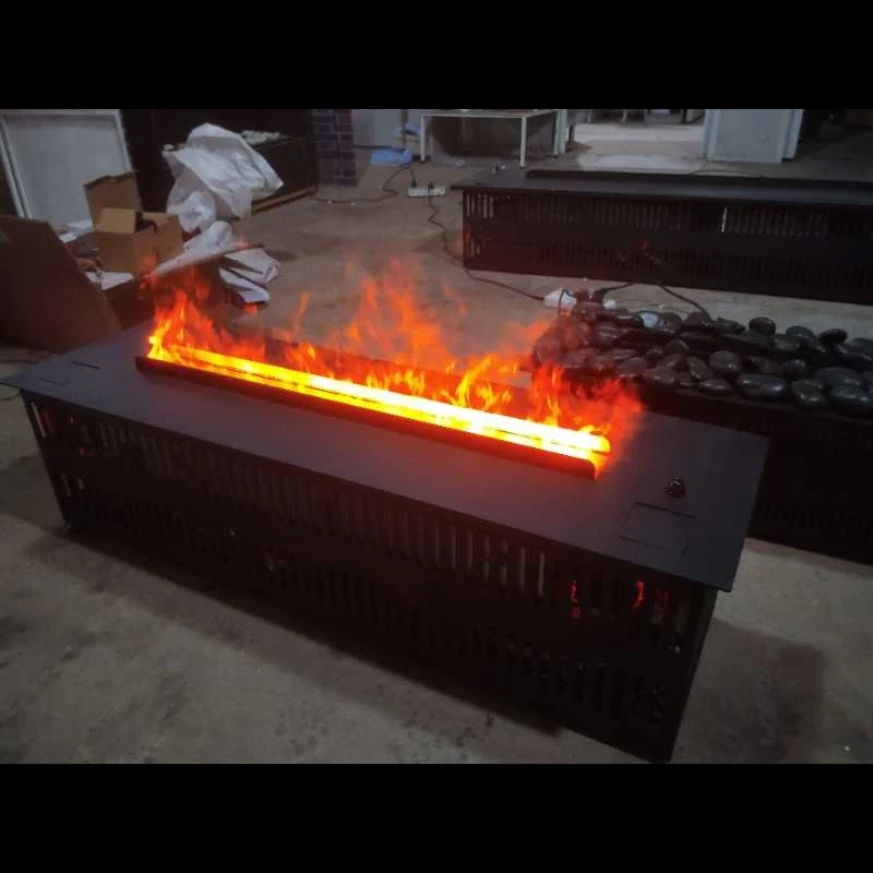 Бесплатная доставка все размеры 3D водяной пар/пар электрический камин с черной