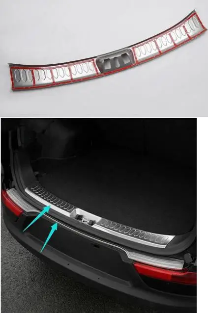 For KIA Sportage R 2015 2016 high quality rear door sill plate / bumper protector 304 brushed stainless steel 2 | Автомобили и
