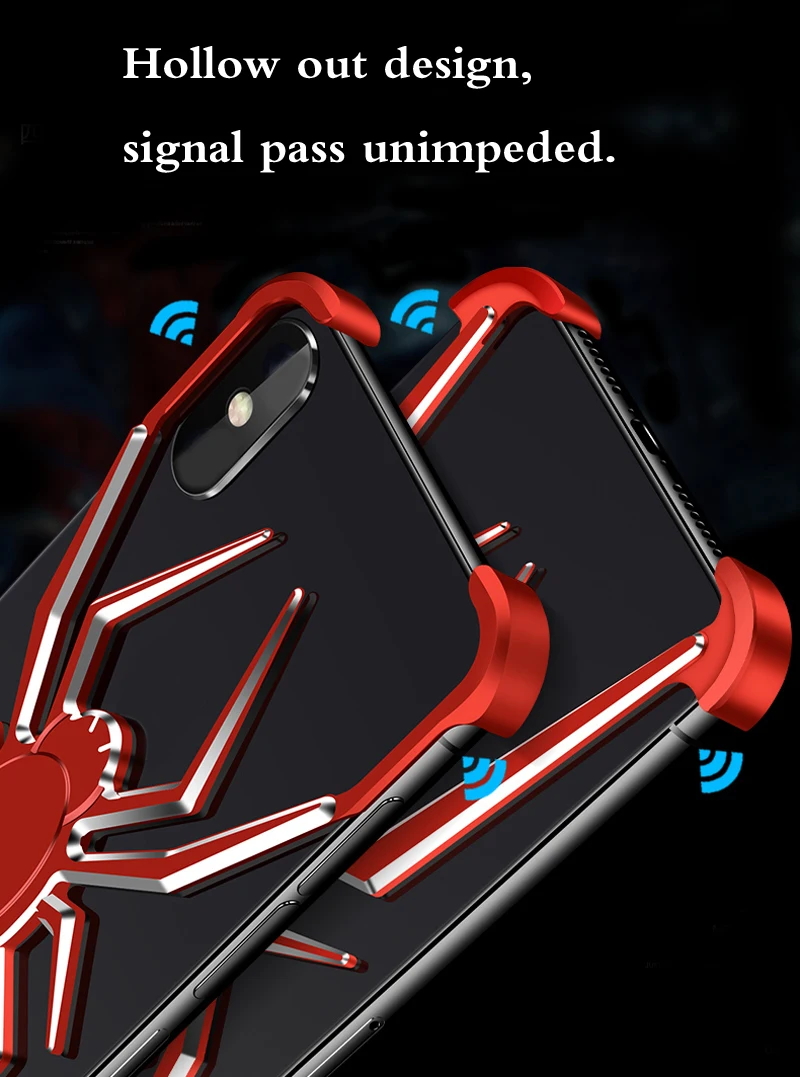 Металлический бампер рамка чехол для iPhone XS XR, сверхмощный Броня противоударный алюминиевый сплав защитный чехол с функциями поддержки