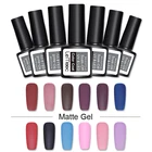 LEMOOC 8 мл матовый Цветной Гель-лак без запаха, отмачиваемый УФ-гель для дизайна ногтей, лак для самостоятельного дизайна