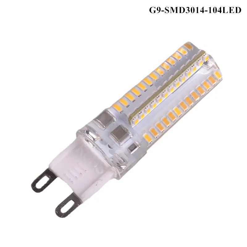 400 шт. силиконовые светодиодсветодиодный лампы G9 E14 AC220V 6 Вт 9 SMD 3014 64 104|candle light|candle led