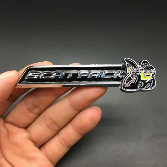 Металлический scat pack пчелиного эмблемы Стикеры Dodge Зарядное устройство сто 6.4L Hemi