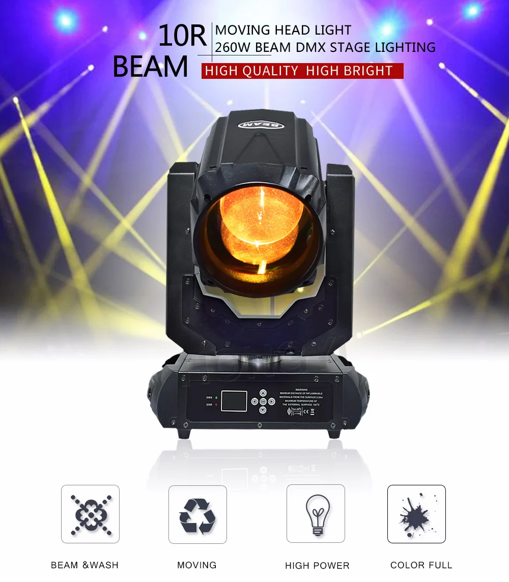 260 w луч 10R двойная Призма Двигающаяся голова sharpy луч дежурное освещение dmx для вечерние концерта
