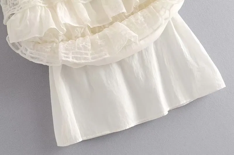 Bazaleas Ретро летнее платье 2019 сексуальное vestidos торт каскадные оборки Спагетти