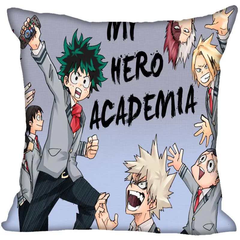 15 BOKU без Hero Академия Подушка Чехол для дома декоративный чехол на подушки квадратный невидимые молнии Подушка Чехол s 40X40,45X45 см - Цвет: 15