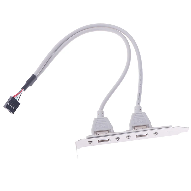 1 шт. 2-портовый USB-адаптер для материнской платы | Компьютеры и офис