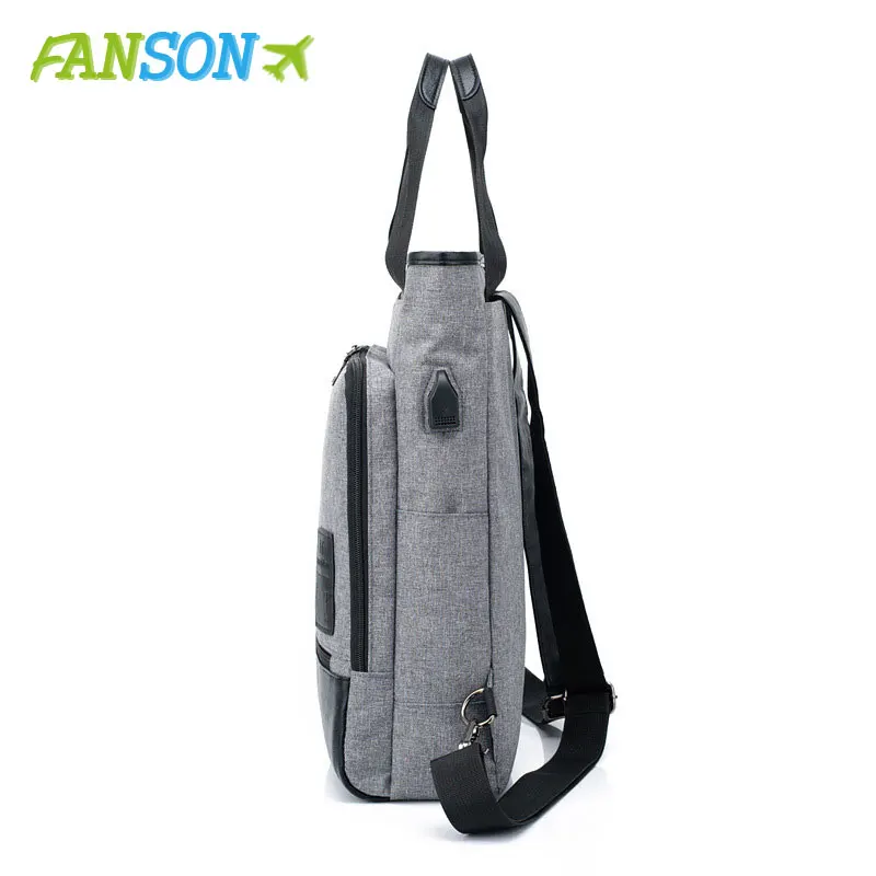 Рюкзак FANSON для пар 14 дюймовая сумка ноутбука тонкий многофункциональный