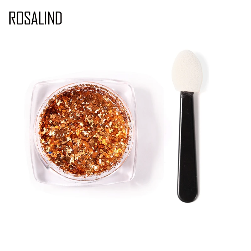 ROSALIND 1PCS Shiny Galaxy Nail Glitter Magic Effect Powders for Art Manicure Chrome Pigment Gel Polish Decorations |
