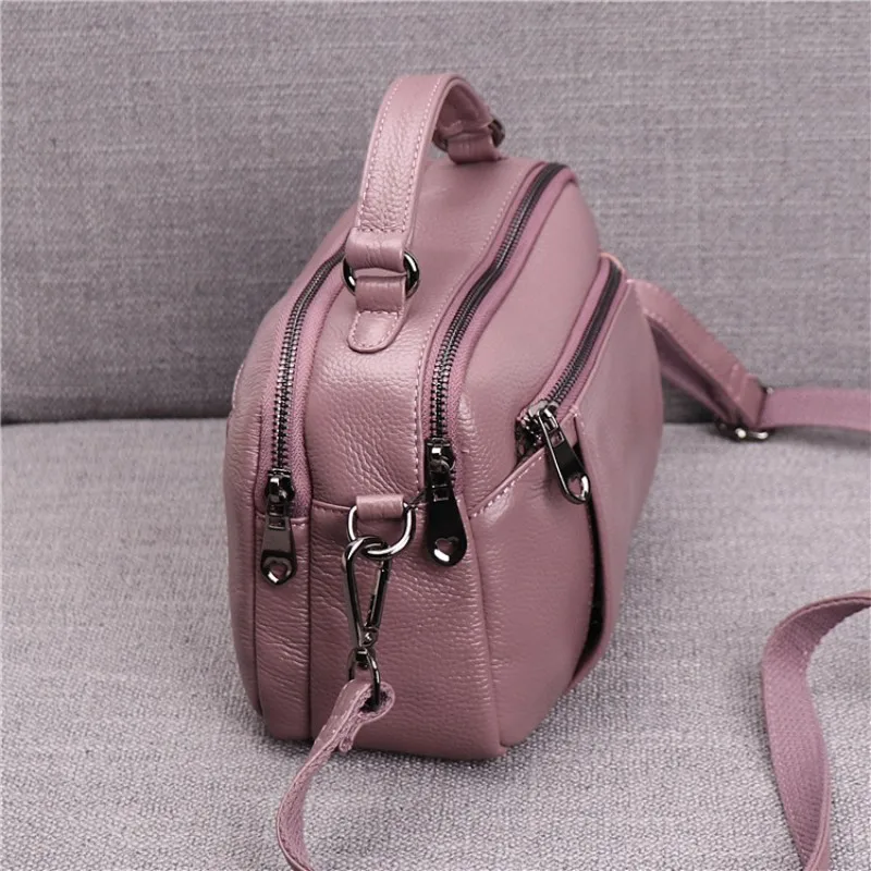 Casual Brand Luxury Women Real Cowhide Leather Handbags Zipper Clutch Crossbody Bag Ladies Messenger Shoulder High Quality | Багаж и сумки