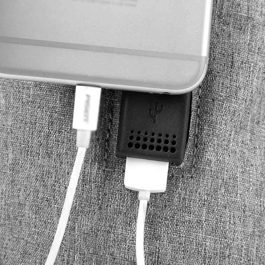 Модная USB задняя Сумка мужская повседневная сумка для компьютера дорожная сумка