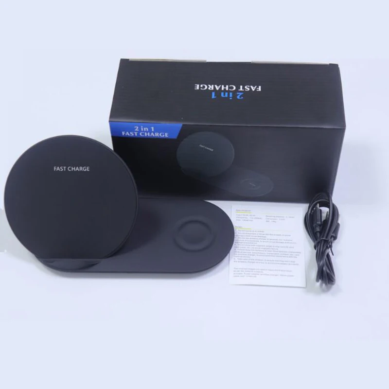 Быстрое QI Беспроводное зарядное устройство для samsung gear S2 S3 S4 Note 9 часы Беспроводное зарядное устройство для Apple Watch iWatch 1 2 3 4 iPhone зарядное устройство