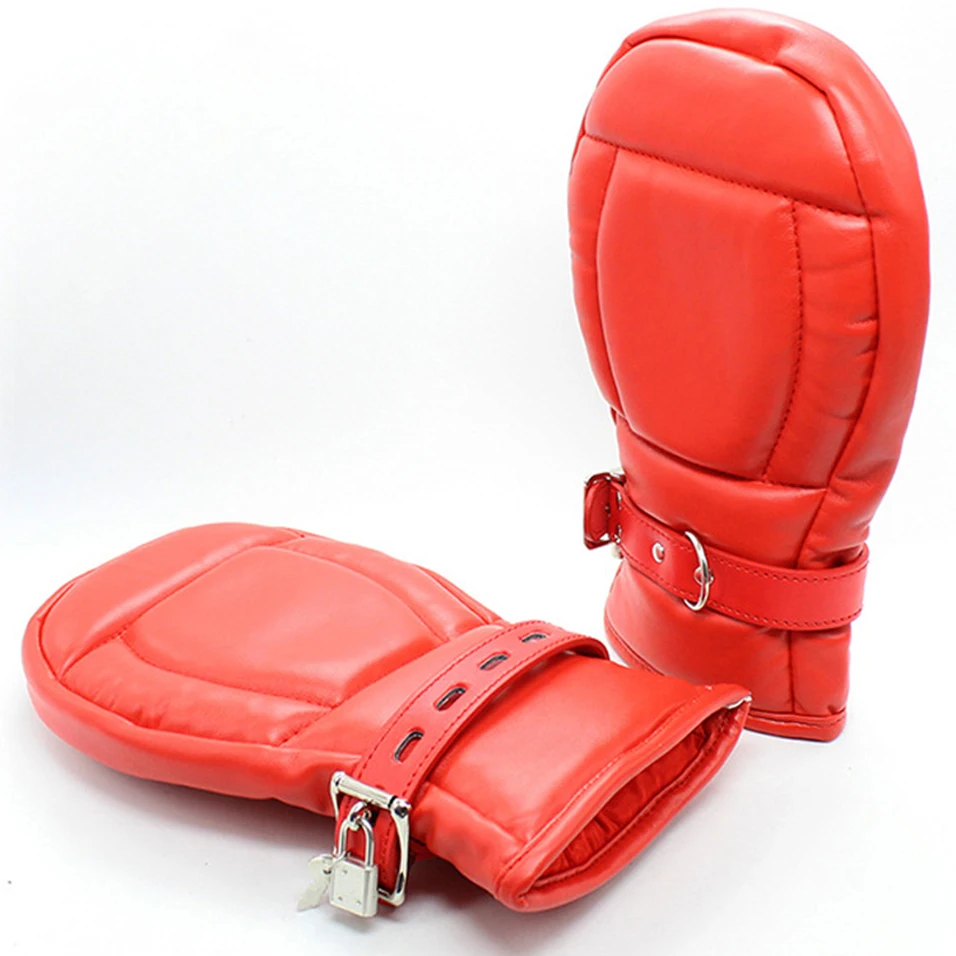 CamaTech из искусственной кожи блокировки гот мягкий варежки мягкие рисунком