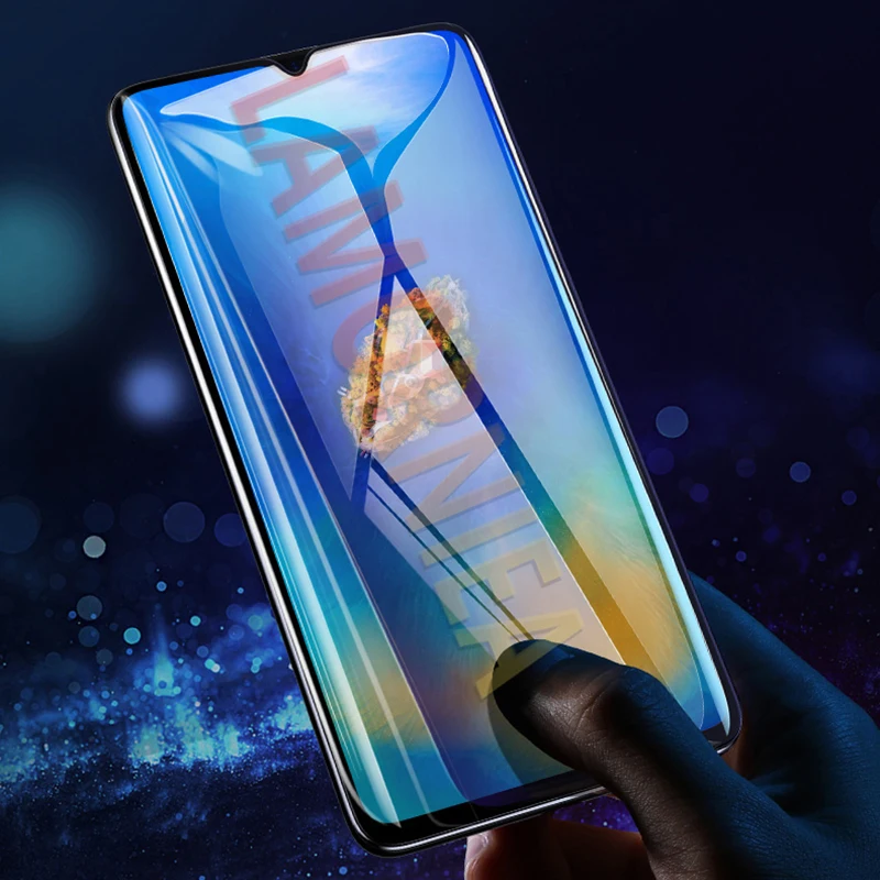 УФ стекло Lamorniea 20D для Huawei P30 Pro жидкое клеевое с полным покрытием P20 Mate 30 20