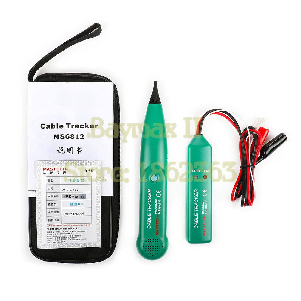 Тестер сетевого кабеля MASTECH MS6812 для UTP STP Cat5 Cat5E Cat6 Cat6E RJ45 RJ11|tester mastech|tester rj45tester rj11 |