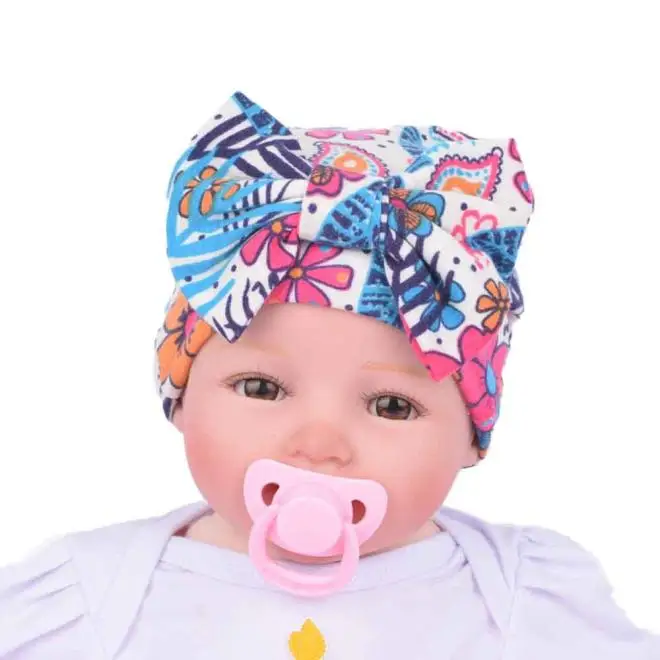 Шляпы для новорожденных шляпа с бантиком девочек детские больничные шапки